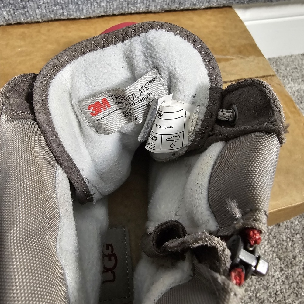 Women's Size 5‎ Charcoal UGG Turlock Waterproof Winter Snow Boots 1103505K - Picture 5 of 8